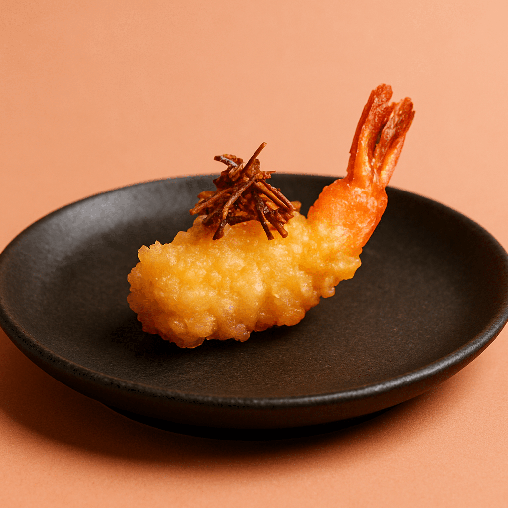 Crevettes tempura