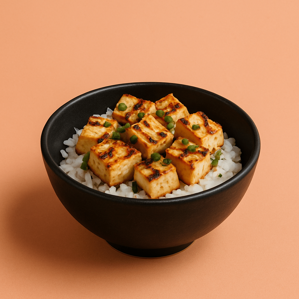 Katsudon Tofu grillé